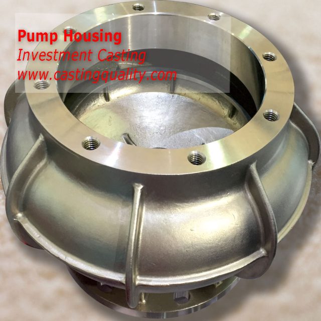 Pump Diffuser Housing, Investment Casting