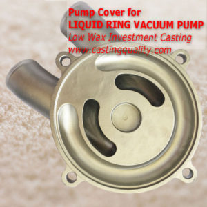 Pump Cover for liquid ring vacuum pump