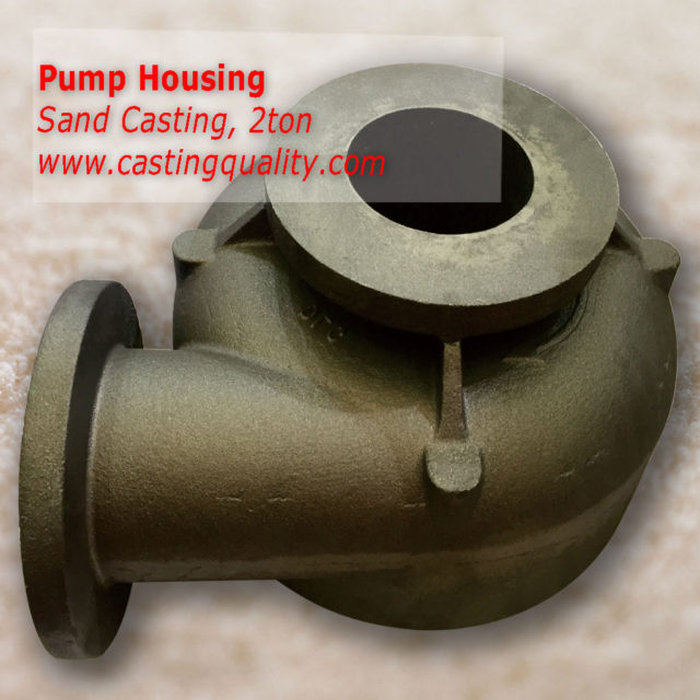 Pump Housing, Sand casting