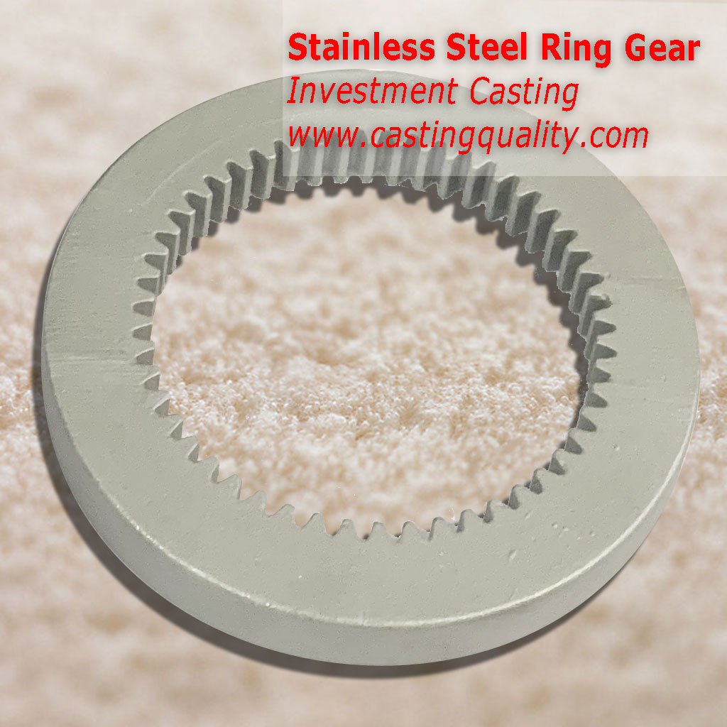 Stainless Steel Casting-Internal Ring Gear by investment casting